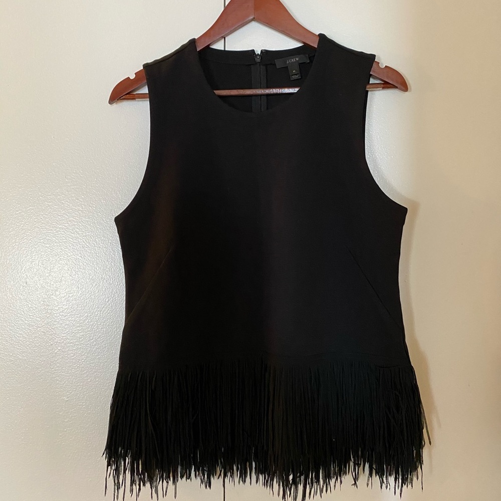 J Crew Black Tank Top
